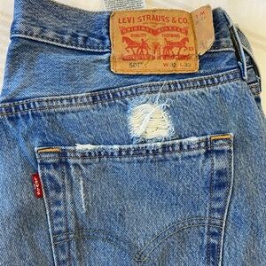 Levi's Distressed Light Blue Men's Jeans
